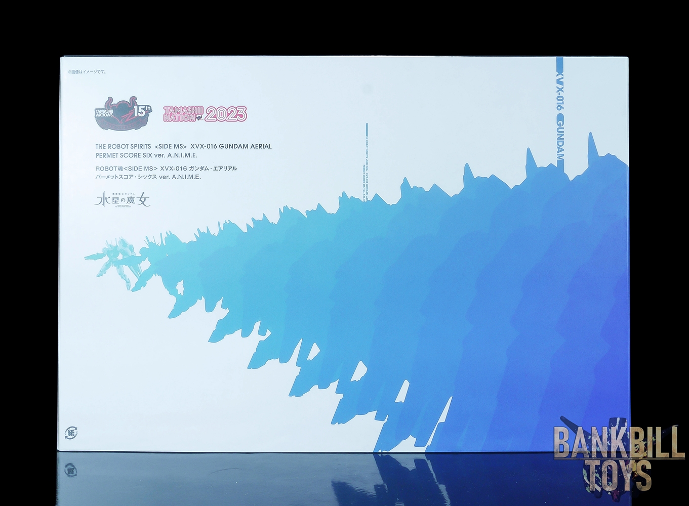 กันดั้ม Bandai Spirits Premium Bandai Tamashii Web Shop & Tamashii Nation 2023 Limited The Robot Spirits <SIDE MS> R-SP XVX-016 Gundam Aerial Permet Score Six Ver. A.N.I.M.E.