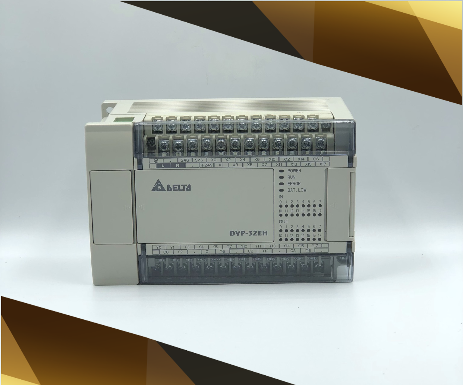 Delta PLC DVP32EH00R3 16DI/16DO DC24V/5mA 220VAC Power-in (Relay)