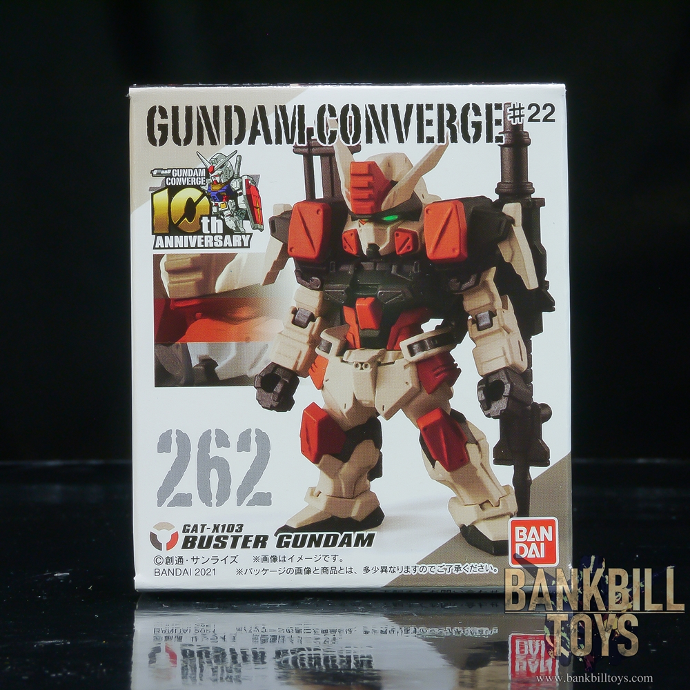 กันดั้ม Bandai Candy Toy FW Gundam Converge #22 No.262 GAT-X103 Buster Gundam