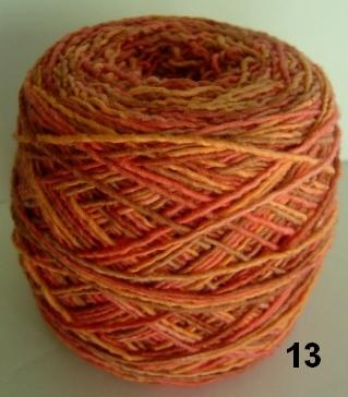 ไหมพรมฝ้ายปั่นมือ สีเหลือบ HY