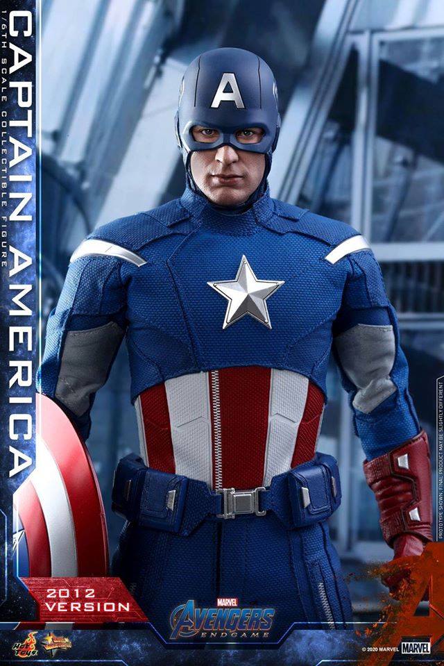เปิดรับPreorder มัดจำ 4000 บาท r Hot Toys – MMS563 Avengers: Endgame - 1/6th scale Captain America (2012 Version) Collectible Figure