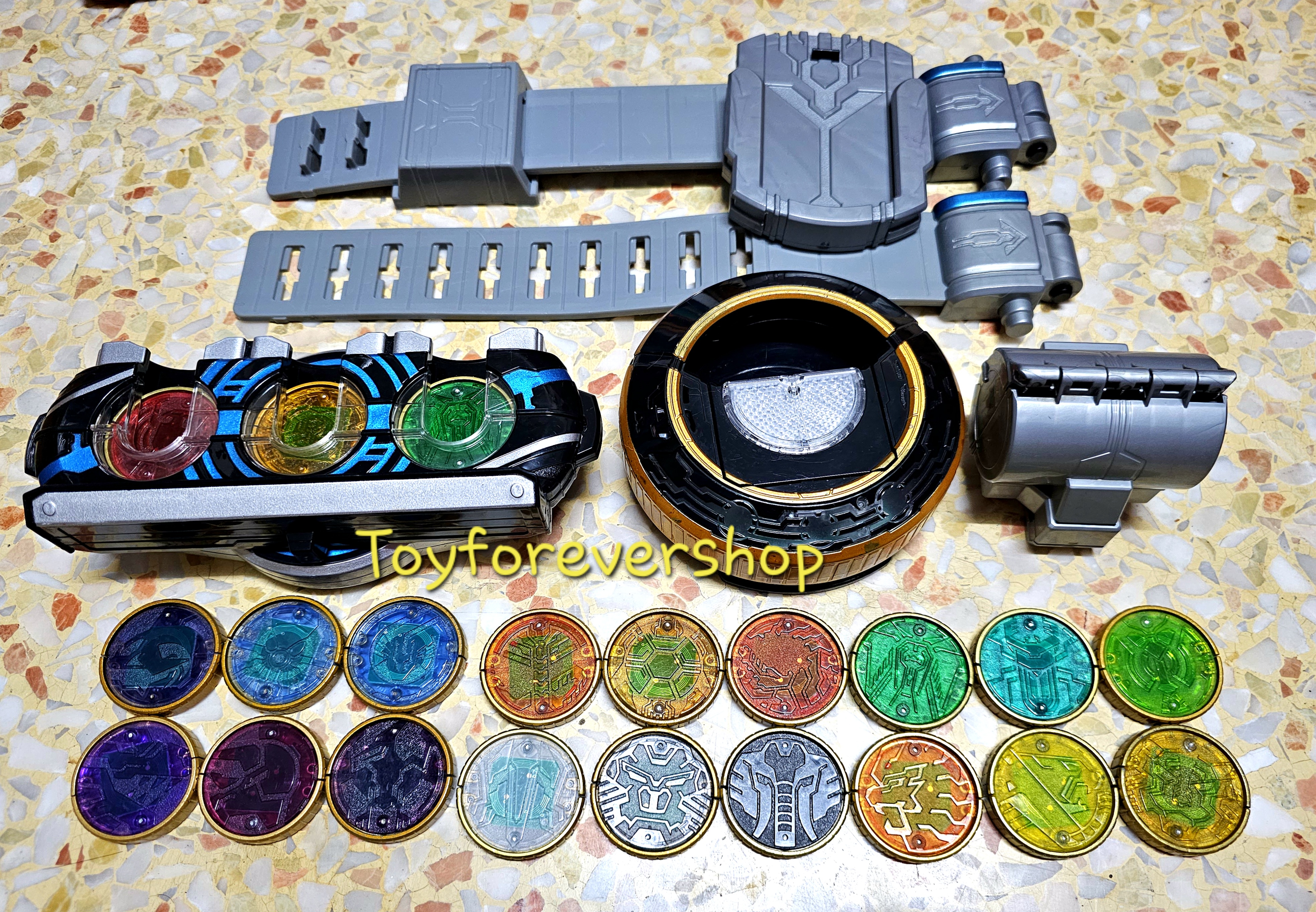 Dx ooo Driver เข็มขัดโอส เหรียญ7คอมโบ