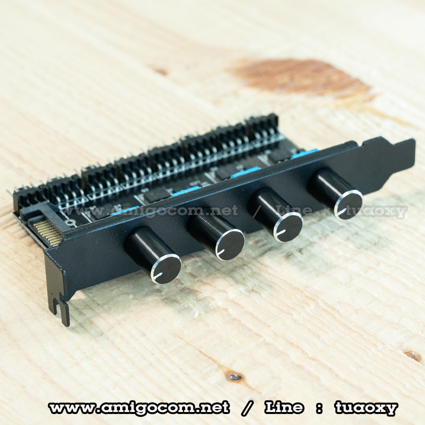 ปรับรอบพัดลม 4chanel 8ช่องพัดลม Sata