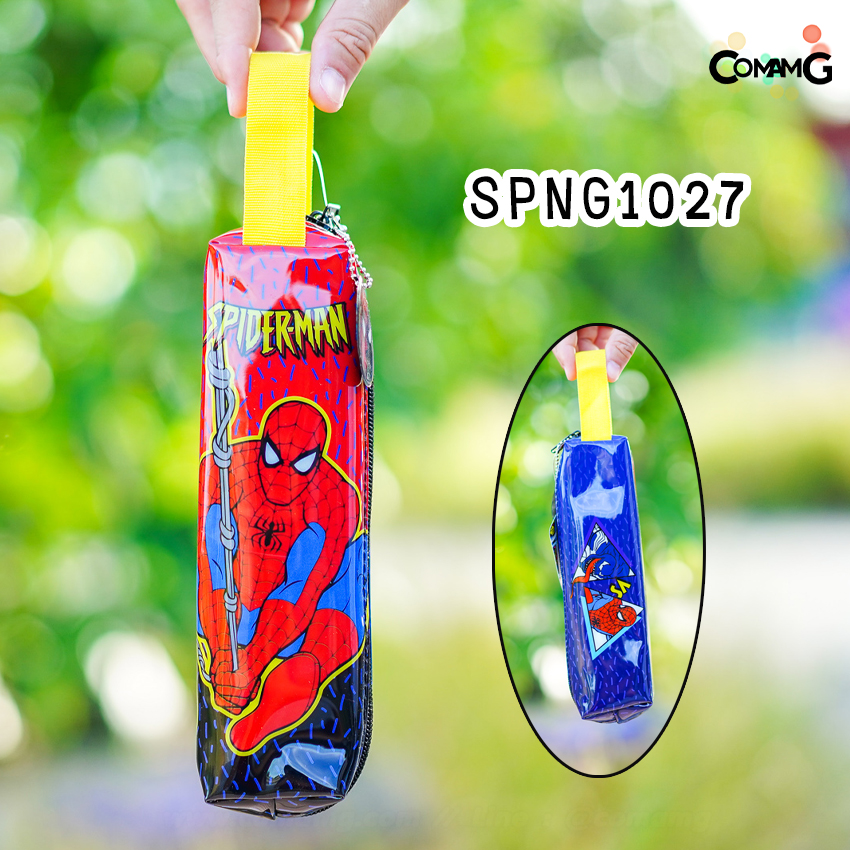 กระเป๋าดินสอ ทรงกระบอกเหลี่ยม กระเป๋าผ้า กระเป๋าใส่ดินสอ ลายการ์ตูนลิขสิทธิ์แท้