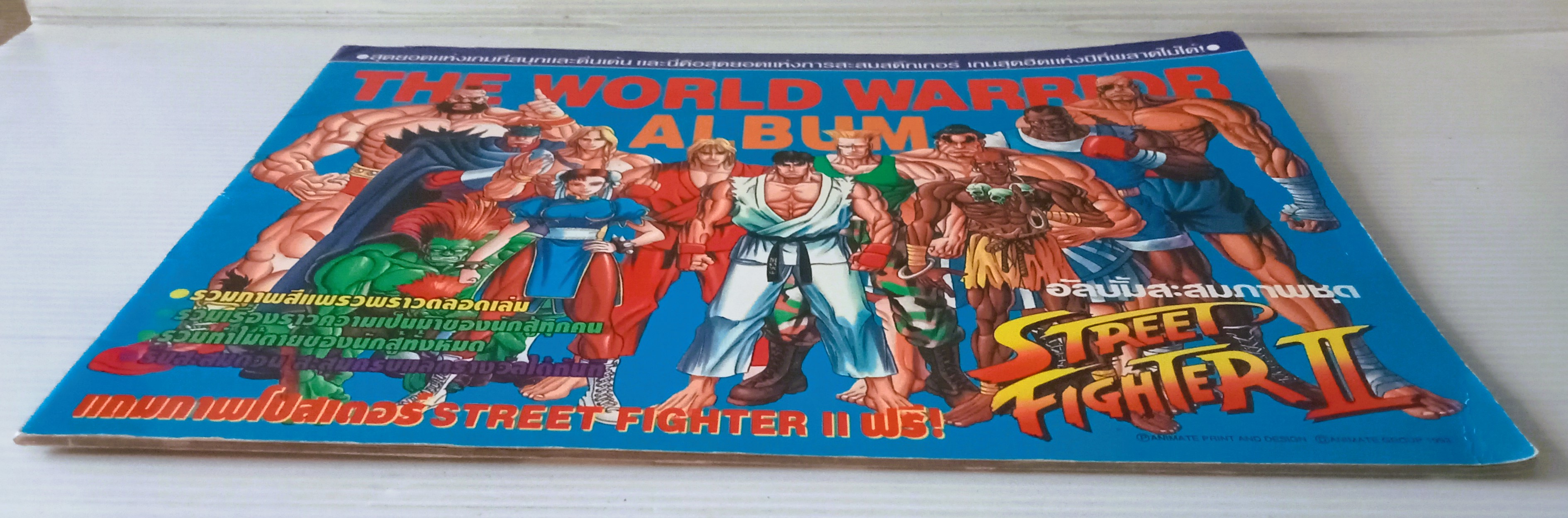 สมุดสะสมสติ๊กเกอร์ Street Fighter (เล่มเปล่า)