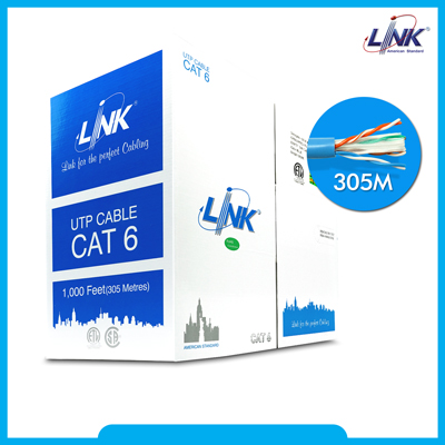 CAT 6 UTP (250 MHZ) w/Cross Filler, 24 AWG, CM