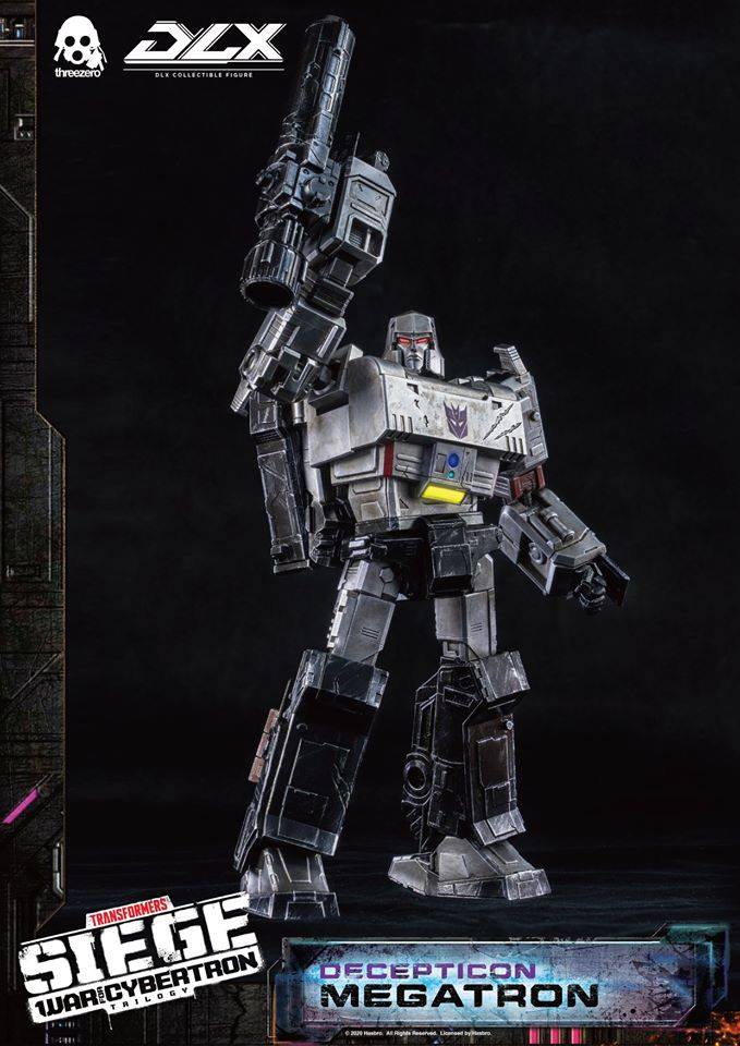 เปิดรับPreorder มัดจำ 1300 บาท Threezero x Hasbro : DLX Megatron LED Illuminated Eyes and Body *