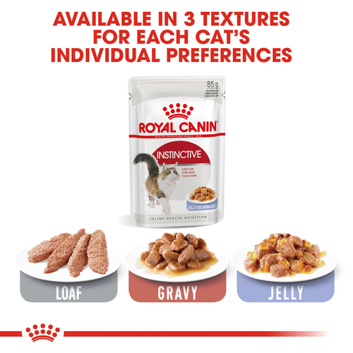 Royal Canin Instinctive in Jelly โรยัล คานิน อาหารเปียก แมวโต ที่ต้องการคุมรูปร่างให้สมส่วน
