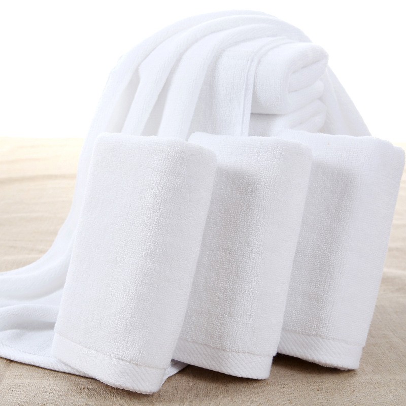 ชุดเซ็ท4ชิ้น ผ้าขนหนูCotton100% ผ้าเช็ดตัว ผ้าขนหนูเกรดโรงแรม