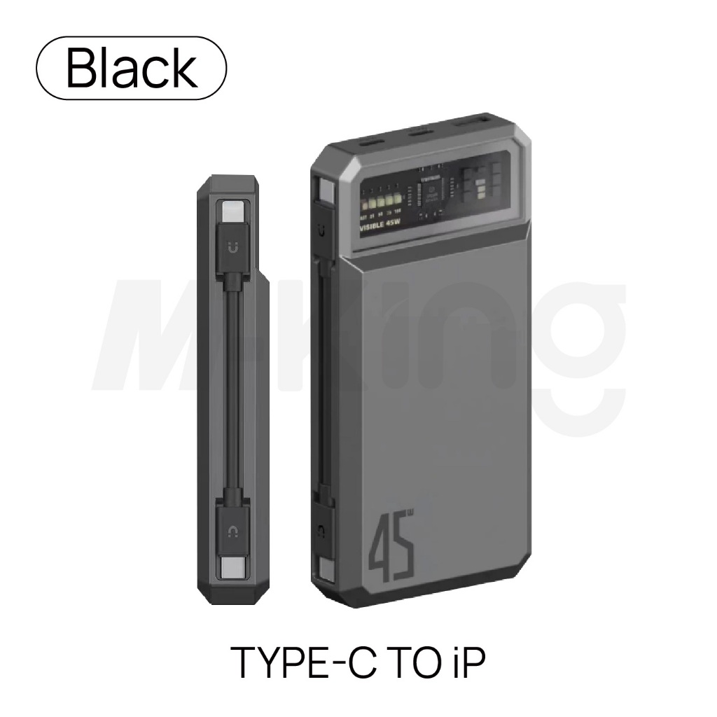 Orsen Eloop E59L สีเทา Power Bank PD 30W QC 3.0 20000mAh พาวเวอร์แบงค์ ชาร์จเร็ว