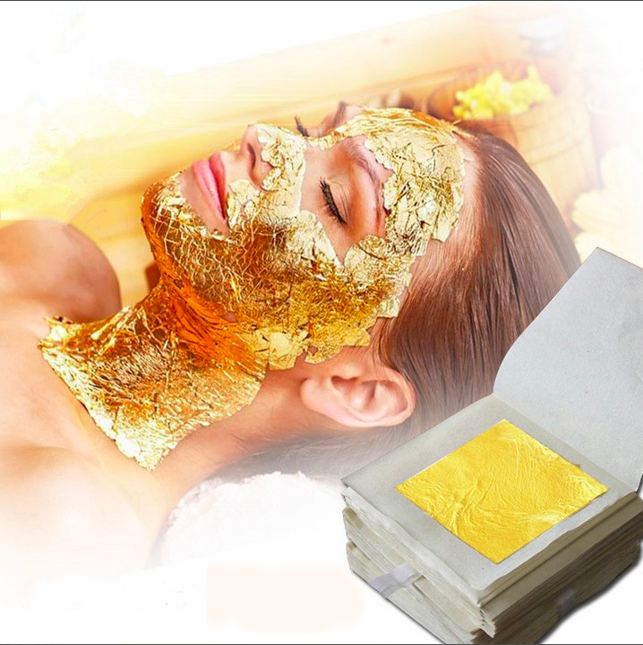 Gold whitening Mask มาร์คทองคำ 24 กะรัต(10แผ่น)