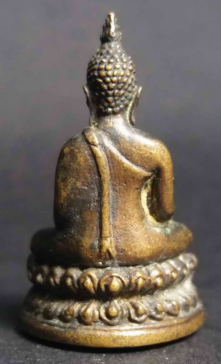 รหัสสินค้า พระไม่ทราบที่ 027 กริ่งพุทธมงคล ไม่ทราบที่ เนื้อนวะโลหะ