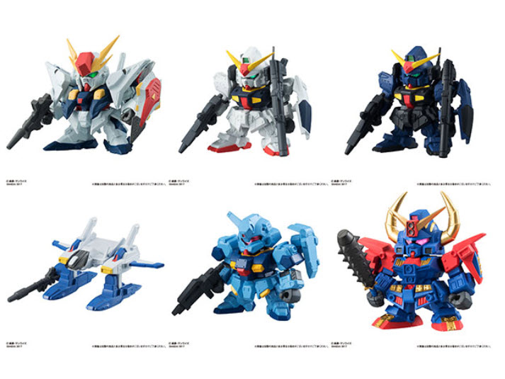 <Preorderปิดรับวันที่ 10/1/2023 >เปิดรับPreorder มีค่ามัดจำ 100 บาทGUNDAM GASHAPON SENSHI FORTE 3 ได้ครบ 6 แบบ