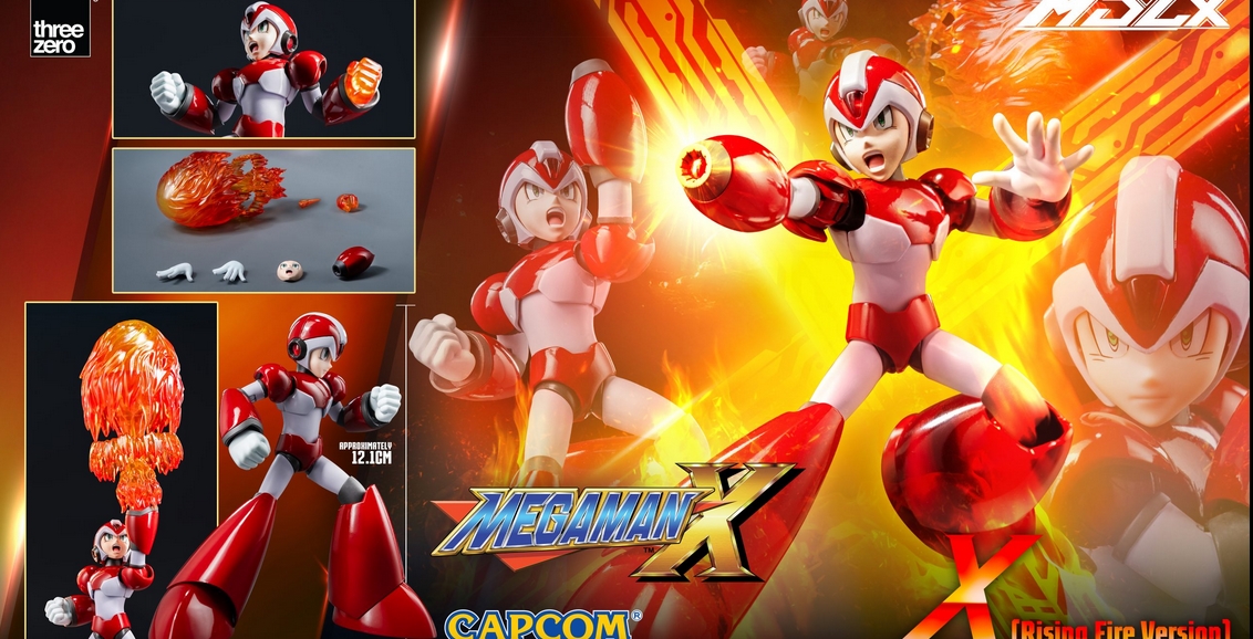 <Preorderถึง 26/12/2025 > 🔔เปิดรับPreorder มัดจำ 500 บาท Mega Man X Rising Fire ver. 4.7" MDLX