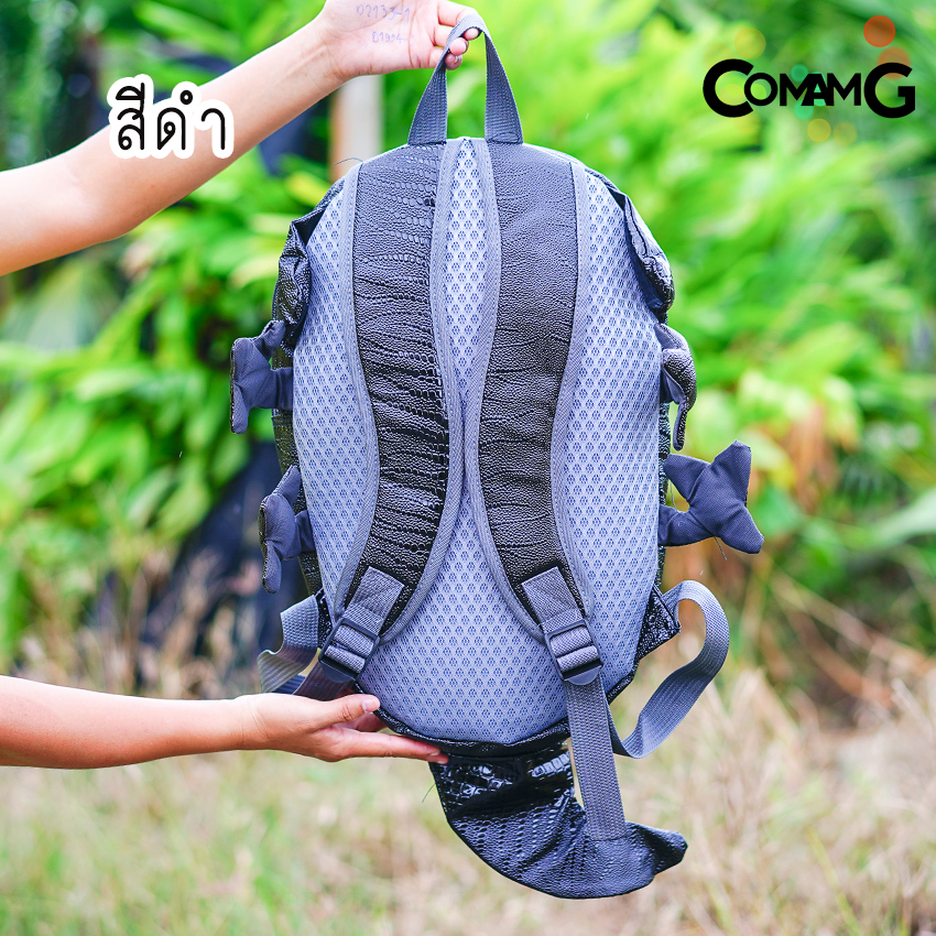 กระเป๋ากิ้งก่า มังกร กระเป๋าใส่หมวกกันน็อก หนังPU เป้แฟชั่น พร้อมส่ง