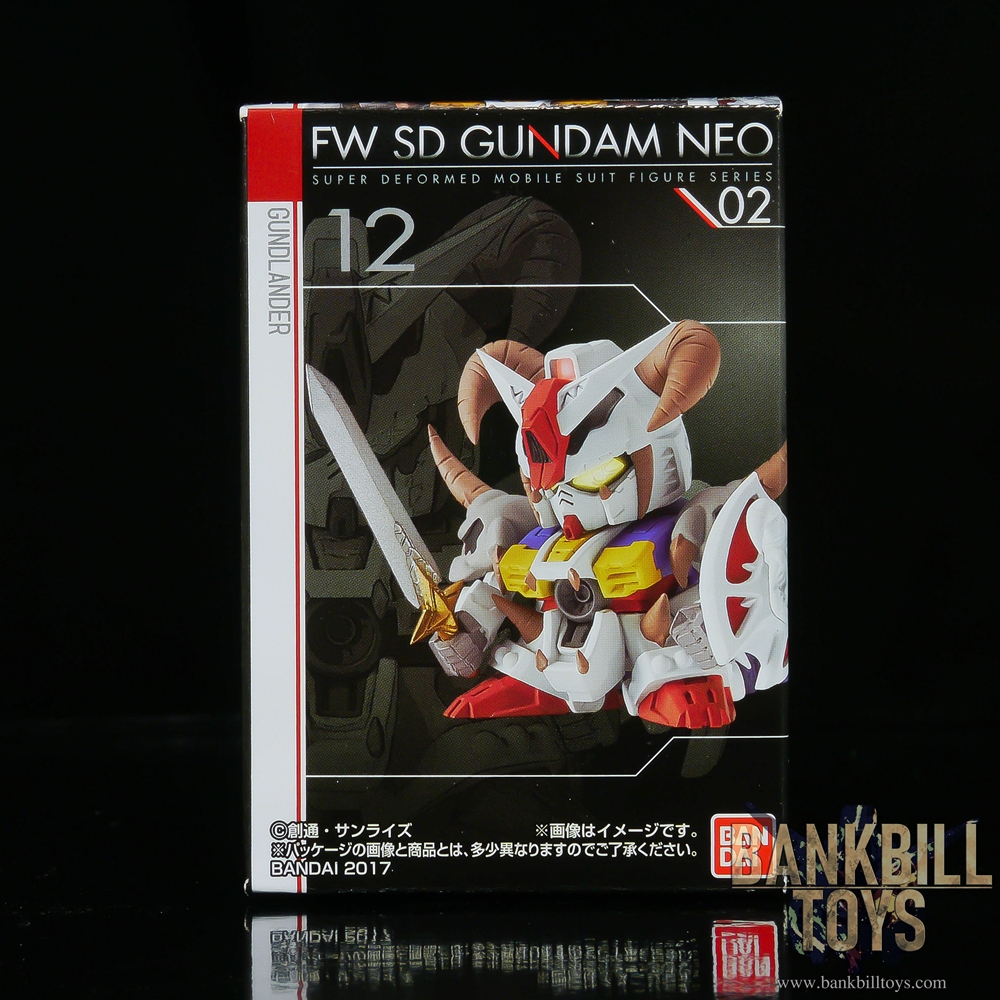กันดั้ม Bandai Candy Toy FW SD Gundam Neo 02 No.12 Gunlander