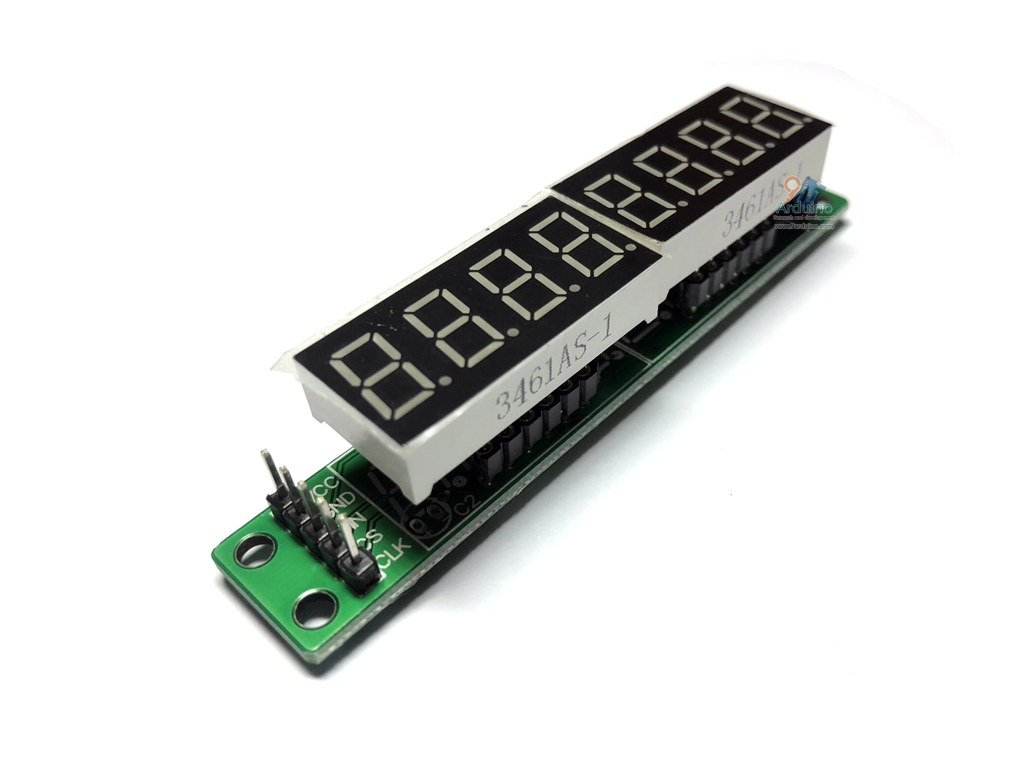 MAX7219 8-Digit 7 Segment Digital LED Display Module
