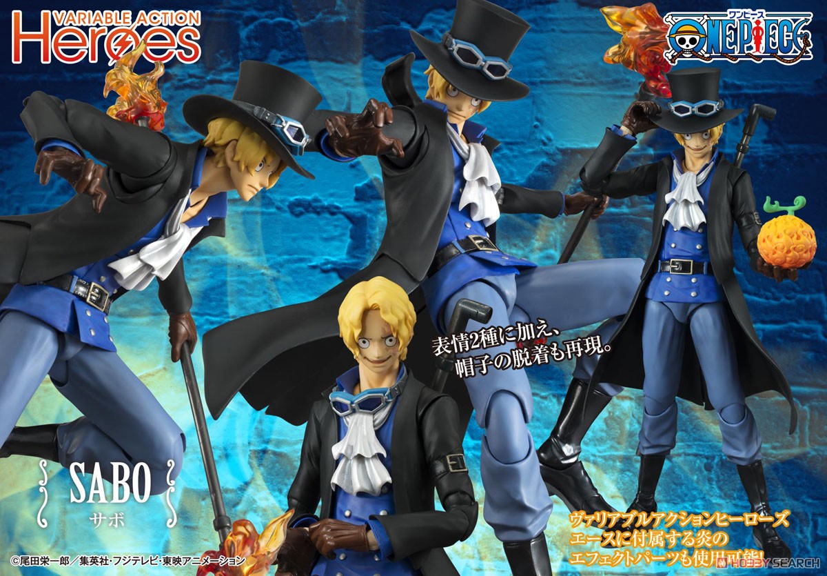 เปิดรับPreorder มัดจำ 700 บาท Variable Action Heroes One Piece Series Sabo (PVC Figure)