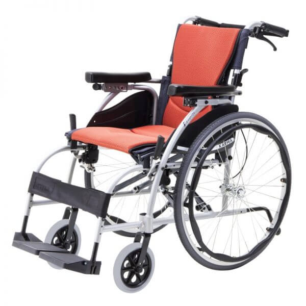 รถเข็นอลูมินัมอัลลอยด์คาร์ม่า รุ่น S-Ergo 106 (WheelChair KARMA SErgo 106) ผู้ใช้งานหน้าท้องใหญ่ นั่งสบาย พนักพิงหลังเอนได้ 3 ระดับ ของแท้ รับประกันศูนย์ไทย 5 ปี
