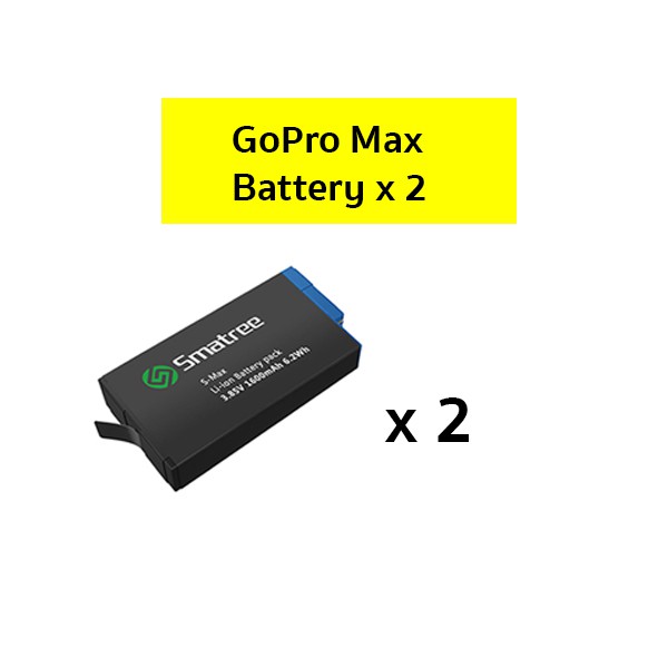 GoPro Max Smatree Battery x 2 รับประกัน 1 ปี