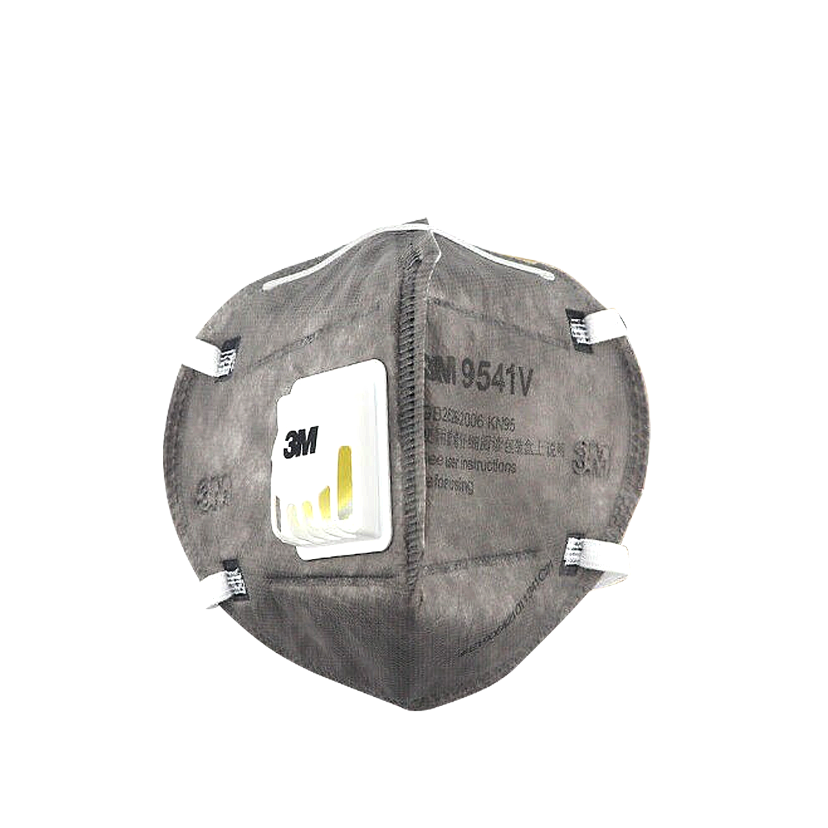 3M หน้ากากคาร์บอน มีวาล์ว แบบคล้องหู 9541V N95