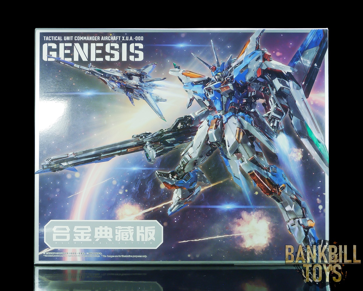 Original SNAA Infinite Nova In Era+ 1/100 Tactical Unit Commander Aircraft X.U.A.-000 Genesis Deluxe Version