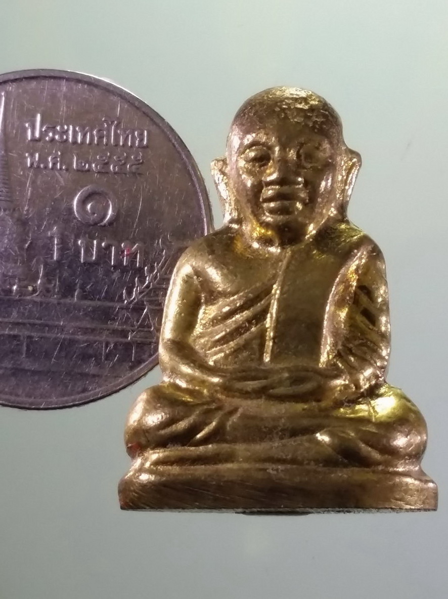 รหัสสินค้า พระมีกล่อง 4005 รูปหล่อหลวงพ่อเงิน วัดบางคลาน จังหวัดพิจิตร ไม่ทราบปีที่สร้าง พระสวยกล่องเดิม