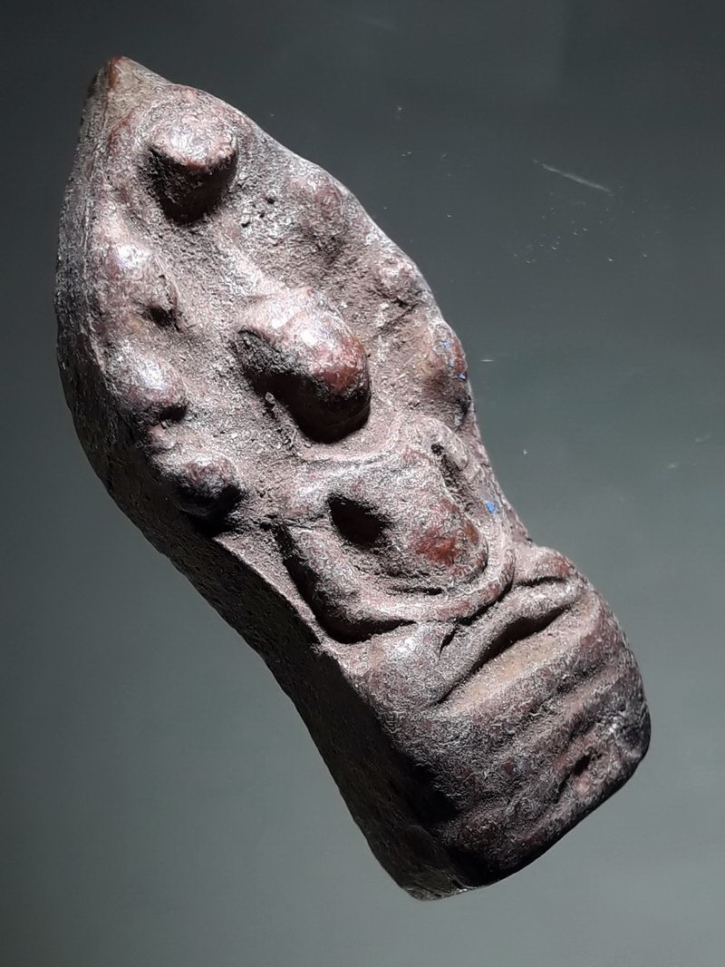 รหัสสินค้า พระเนื้อดิน ผง ว่าน 10471 พระนาคปรก เนื้อดิน หลวงพ่อถม วัดเชิงท่า จ.ลพบุรี สร้างผสมดินกรุเก่า หลังมียันต์