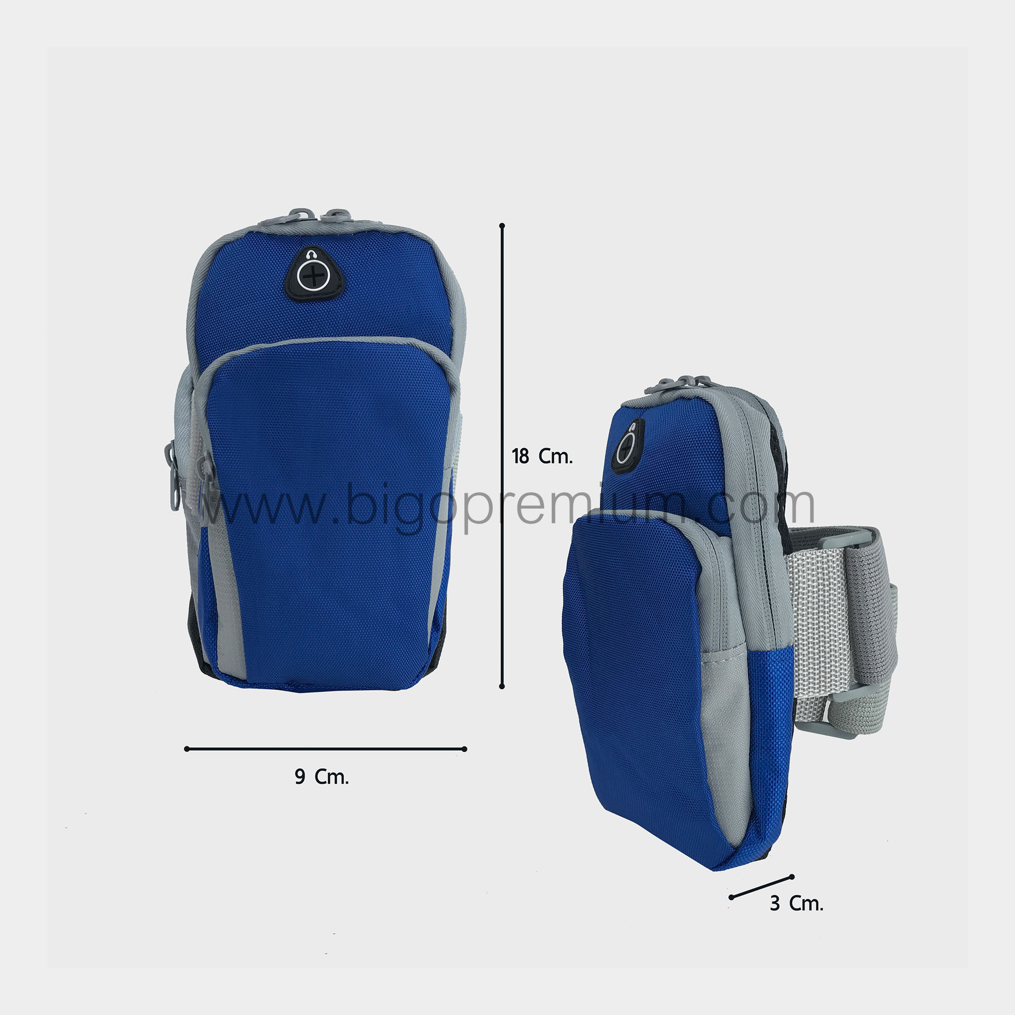 กระเป๋าคาดแขนสปอร์ต สีพื้น (Armband)