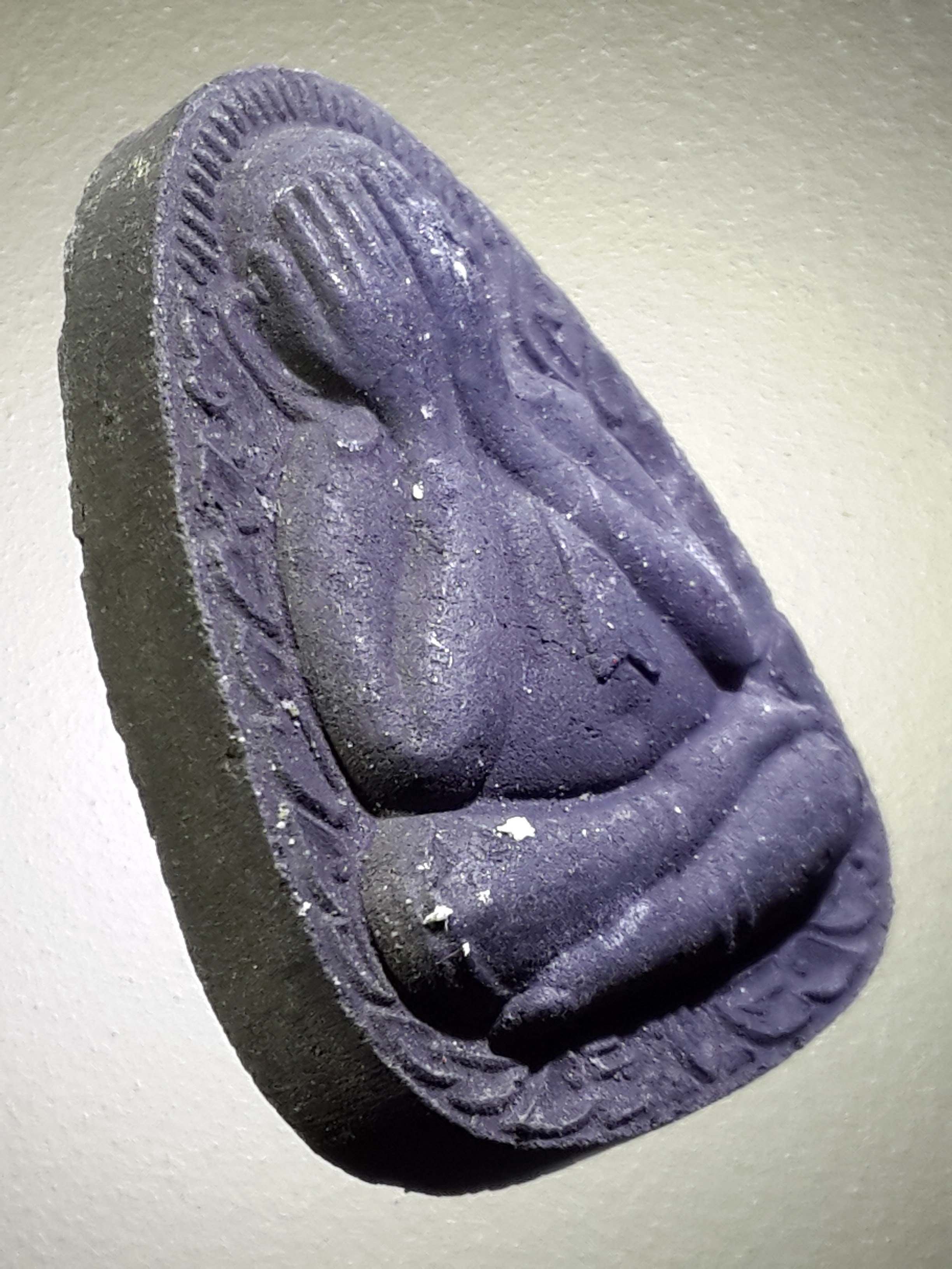 รหัสสินค้า พระปิดตาทั่วไป 241 พระปิดตาเนื้อผงใบลาน หลวงพ่อโยชน์ วัดนาลับแสง จังหวัดอุตรดิตถ์