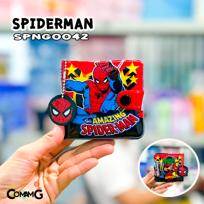 กระเป๋าสตางค์เด็กผู้ชาย ลิขสิทธิ์แท้ กระเป๋าธนบัตรเด็ก แบบ 2พับ ลายการ์ตูน