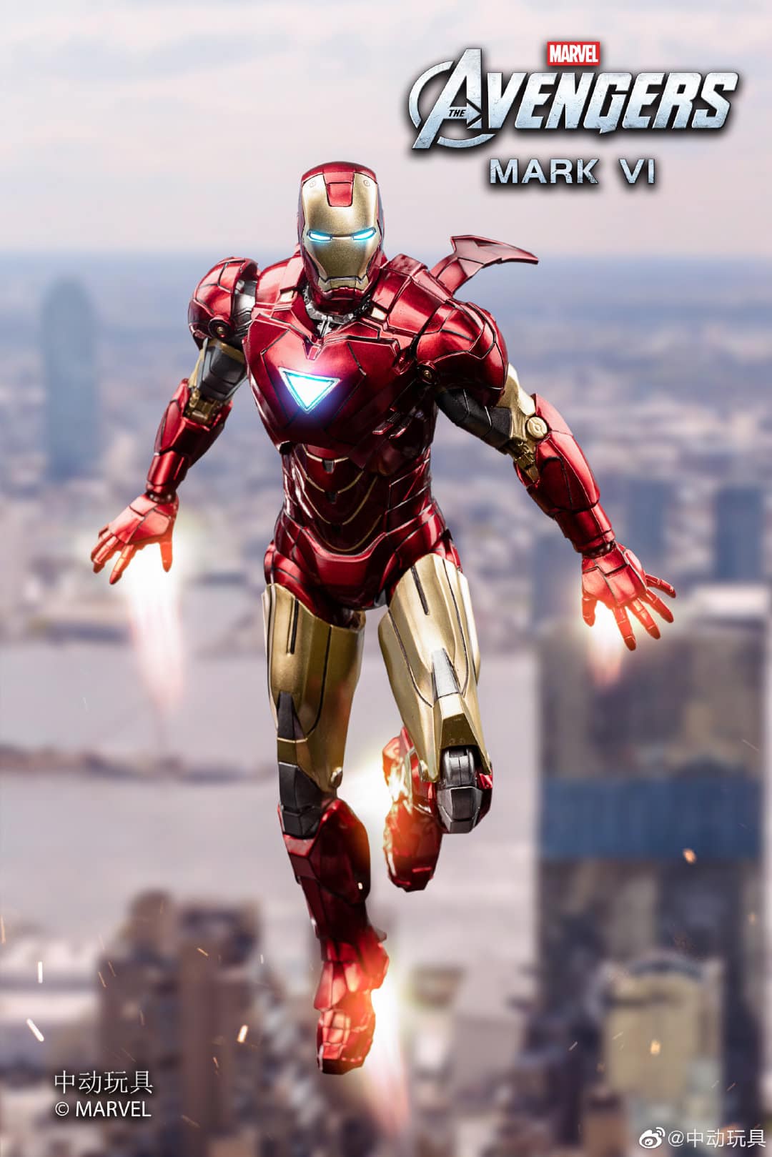 เปิดรับPreorder มัดจำ 150 บาท Marvel Studio 1/10 Iron man VI โมเดลสำเร็จ