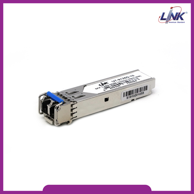 UT-9125D-10 SFP 1.25G Transeiver Module, SM 1310 nm 10 Km. With DDMI, Duplex LC Connector (Cisco, & Other Compatible)