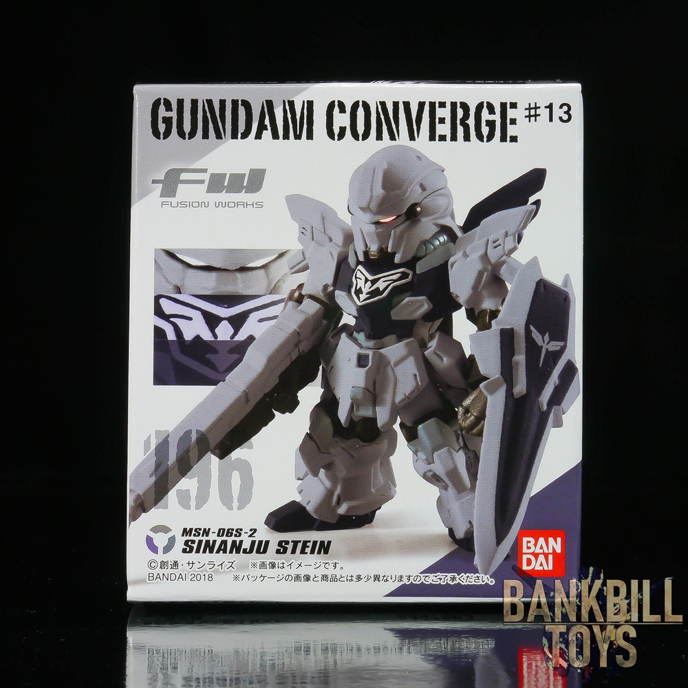 กันดั้ม Bandai Candy Toy FW Gundam Converge #13 No.196 MSN-06S Sinanju Stein [Narrative Ver.]