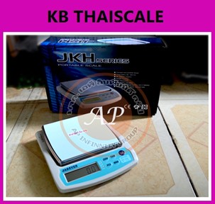 ตาชั่งดิจิตอล เครื่องชั่งดิจิตอล เครื่องชั่งแบบตั้งโต๊ะ 500g ความละเอียด0.1g แท่น140x140mm. ยี่ห้อ JADEVER รุ่น JKH-500