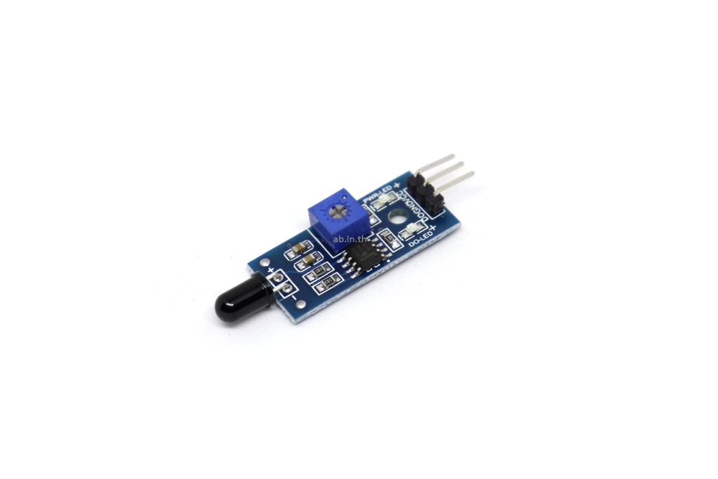 Infrared IR Flame Detector ตรวจจับเปลวไฟด้วย Infrared Arduino