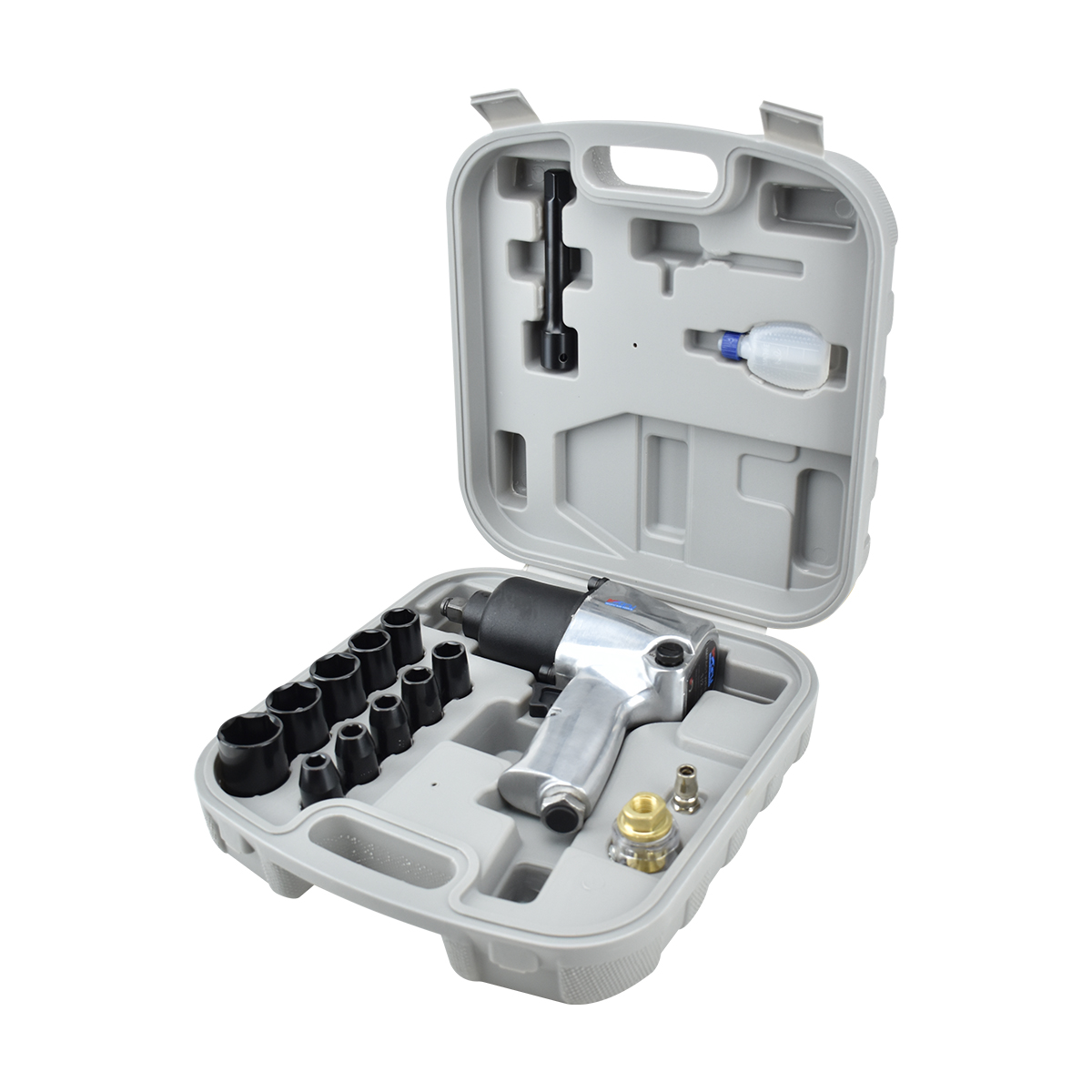 WUFU ชุดบล็อกลม 1/2" 17ชิ้น TWIN HAMMER [WF-012A]
