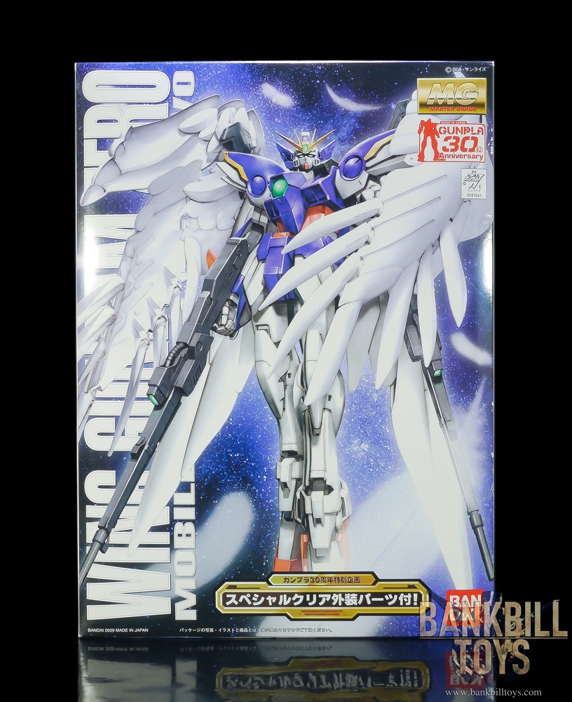 กันดั้ม Bandai Gunpla MG 1/100 XXXG-00W0 Wing Gundam Zero Custom [Gunpla 30th Anniversary with Special Clear Exterior Parts]