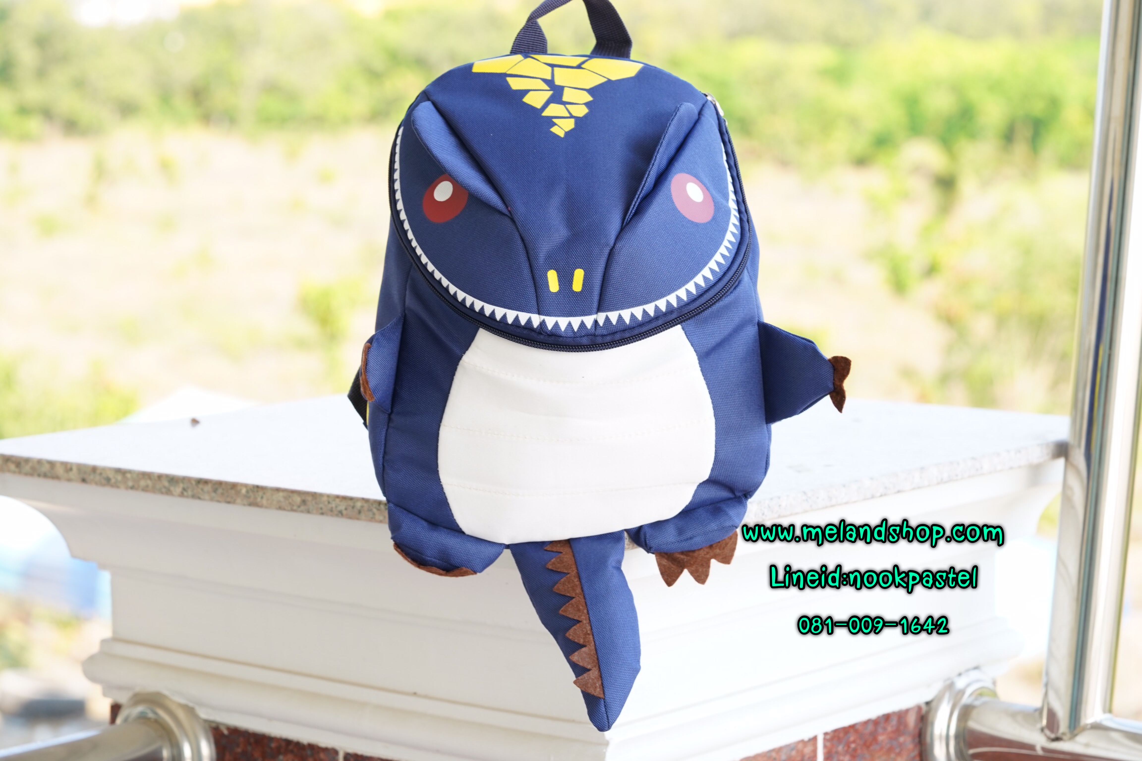 กระเป๋าไดโนเสาร์ กระเป๋าเป้สะพายหลังลายการ์ตูนไดโนเสาร์