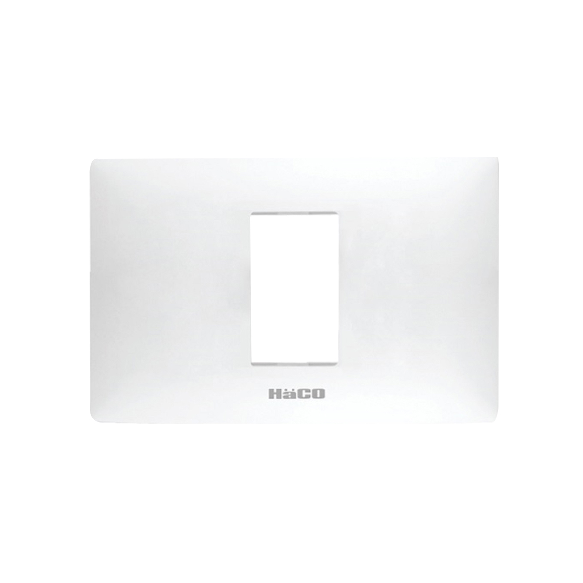 HACO แผงหน้ากาก 1 ช่อง (ขนาด 8x12cm.) AP-F001