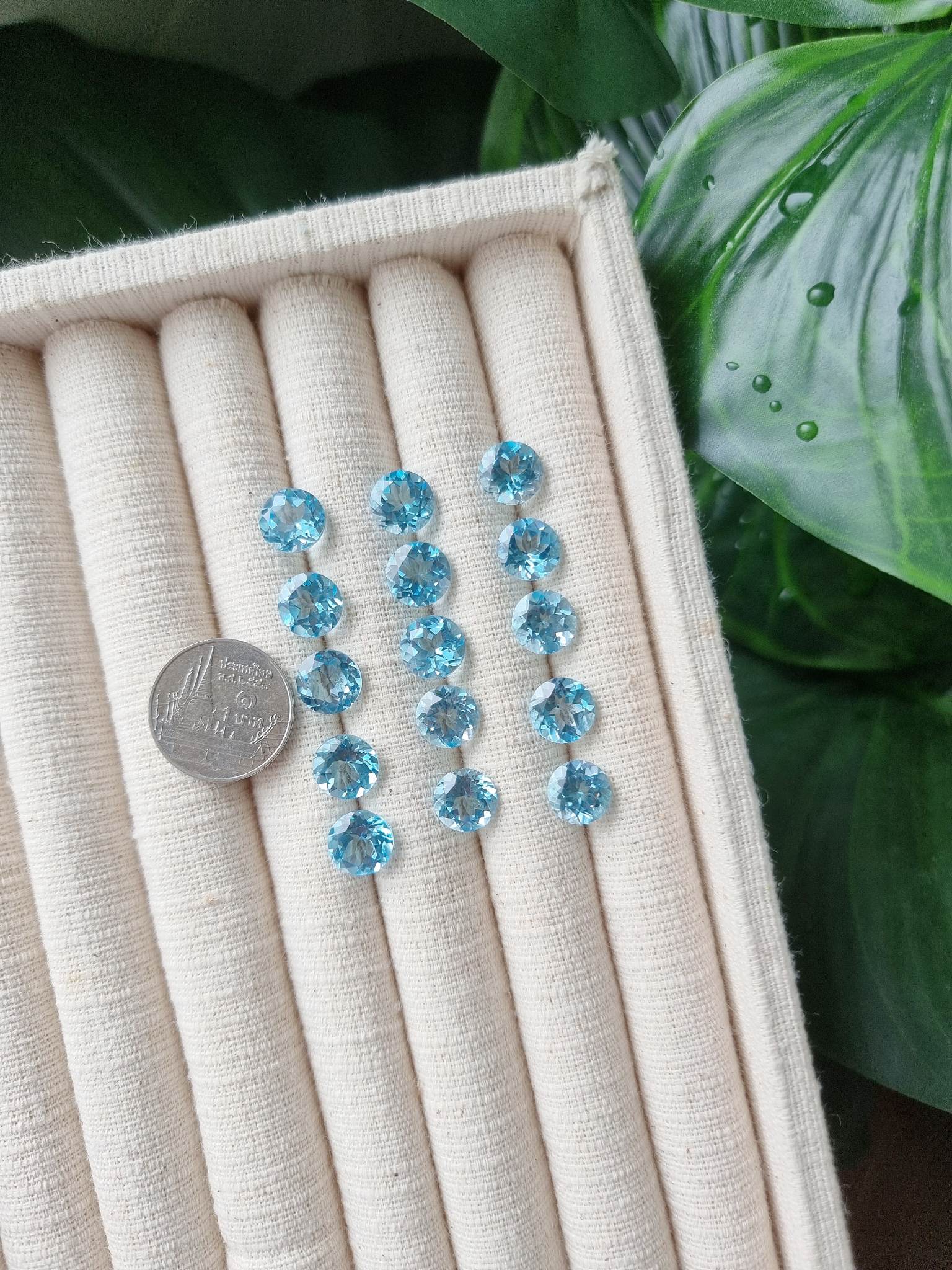 สกายบลูโทปาสกลม 9.0 มม. 1 เม็ด