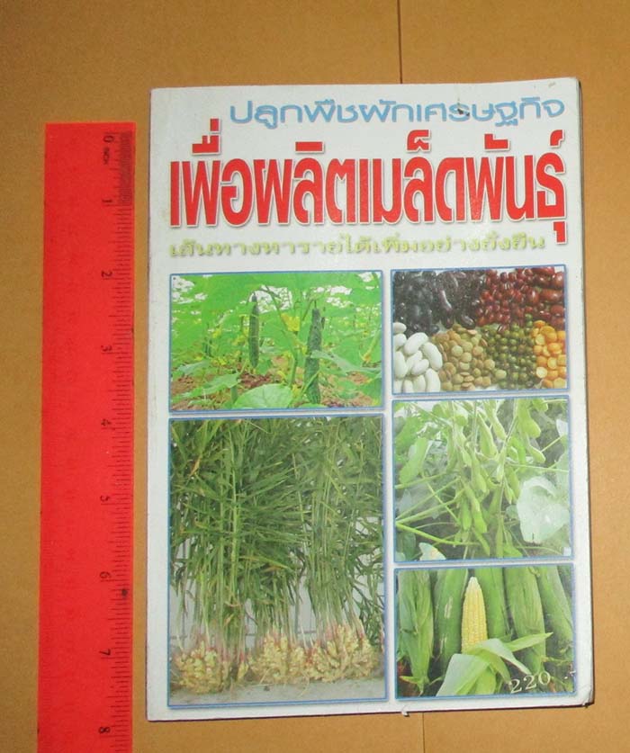 หนังสือ ปลูกพืชผักเศรษฐกิจเพื่อผลิตเมล็ดพันธุ์
