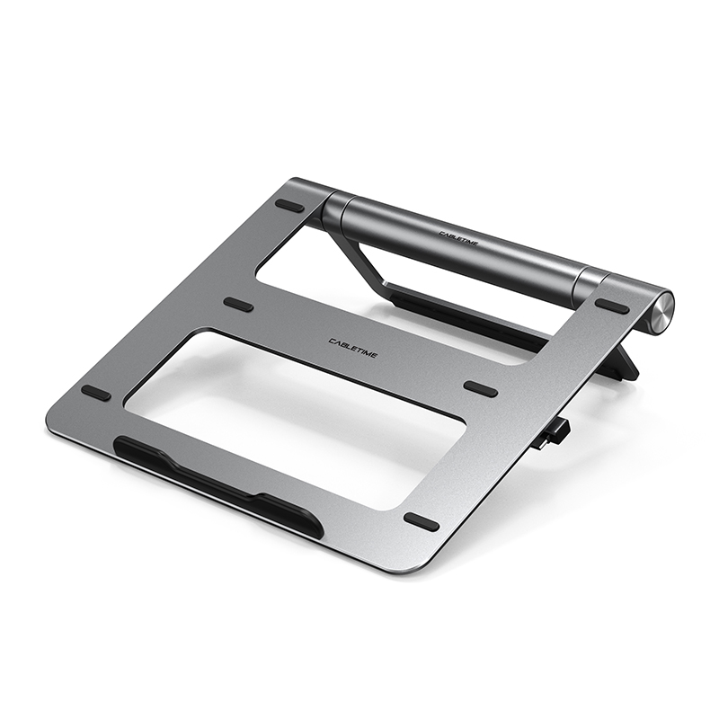 CABLETIME แท่นวางโน๊ตบุ๊ค 7-in-1 Multiport USB-C Hub with Laptop Stand