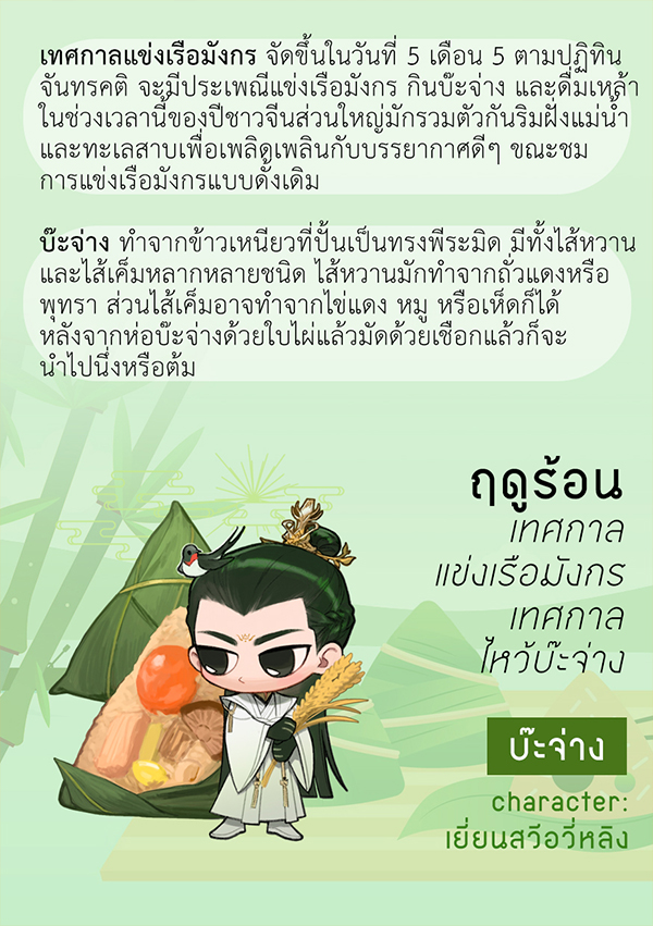 Acrylic Standee: 鷹和莲 ขนมตามเทศกาลฤดูต่างๆ