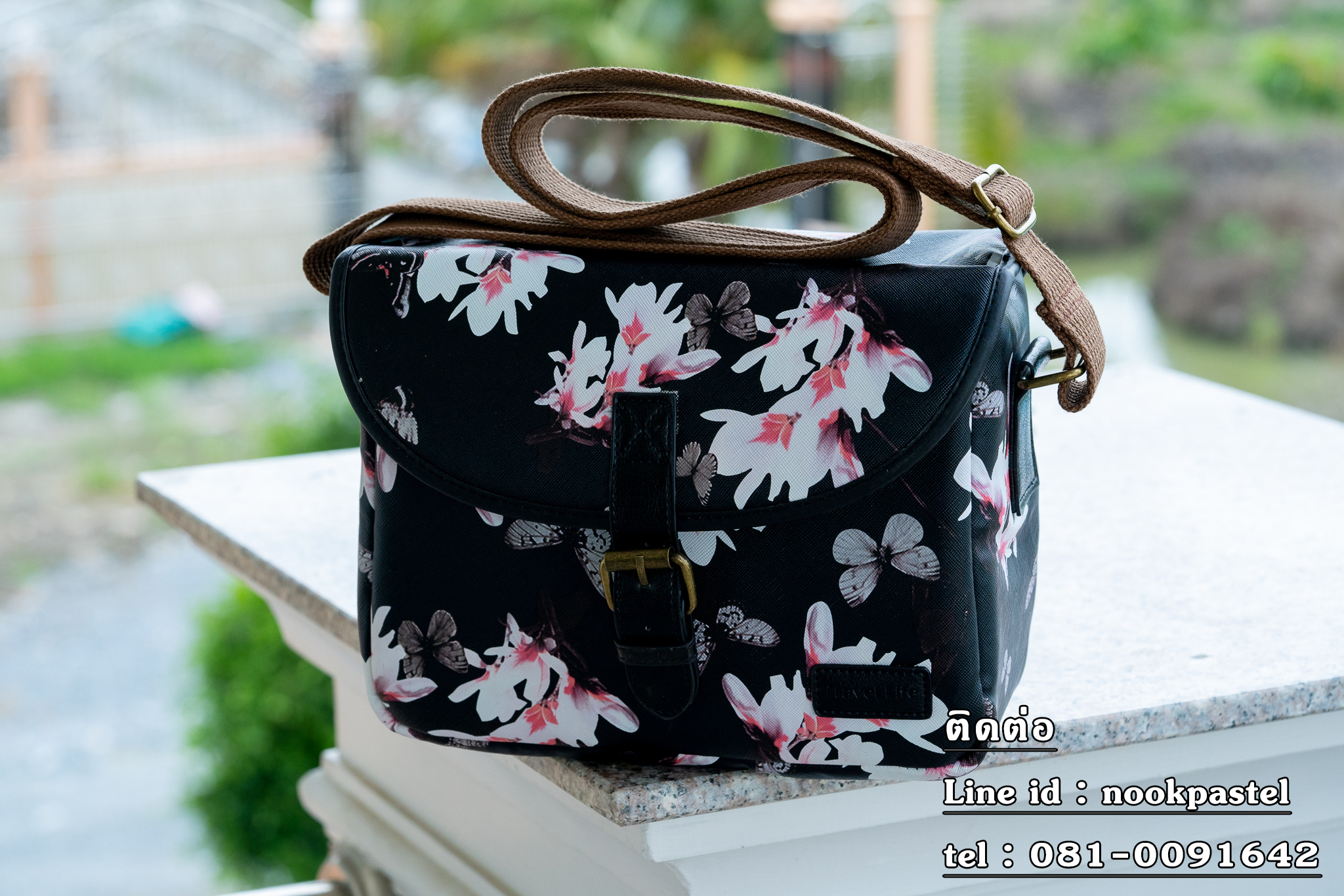 กระเป๋าใส่กล้อง Travel life สไตล์เกาหลี หนังPU