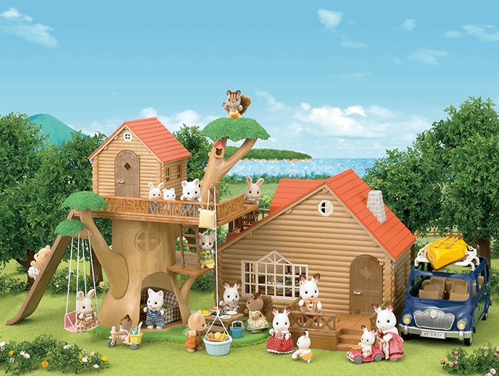 เซตบ้านต้นไม้แสนสนุก ซิลวาเนียนแท้ Tree House : Sylvanian Families