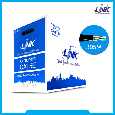 CAT 5E UTP, PE OUTDOOR (Double Jacket)