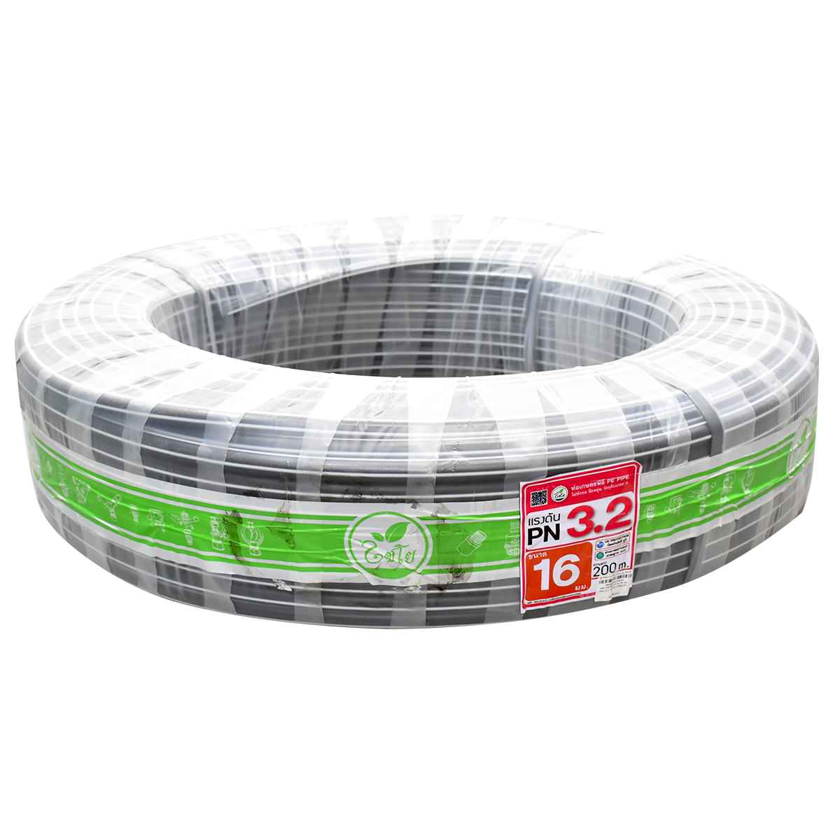 ไชโย 3.2 ท่อ PE 398-16 16 mm. ยาว 200 m.