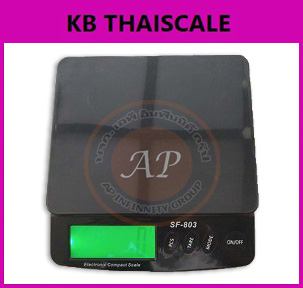 เครื่องชั่งดิจิตอล เครื่องชั่งน้ำหนัก 30กิโลกรัม เครื่องชั่งตั้งโต๊ะ พิกัด 30kg ความละเอียด 1g ขนาดถาดชั่ง ยี่ห้อ Electronic Compact Scale รุ่น SF-803 30kg/1g (MADE IN TAIWAN)