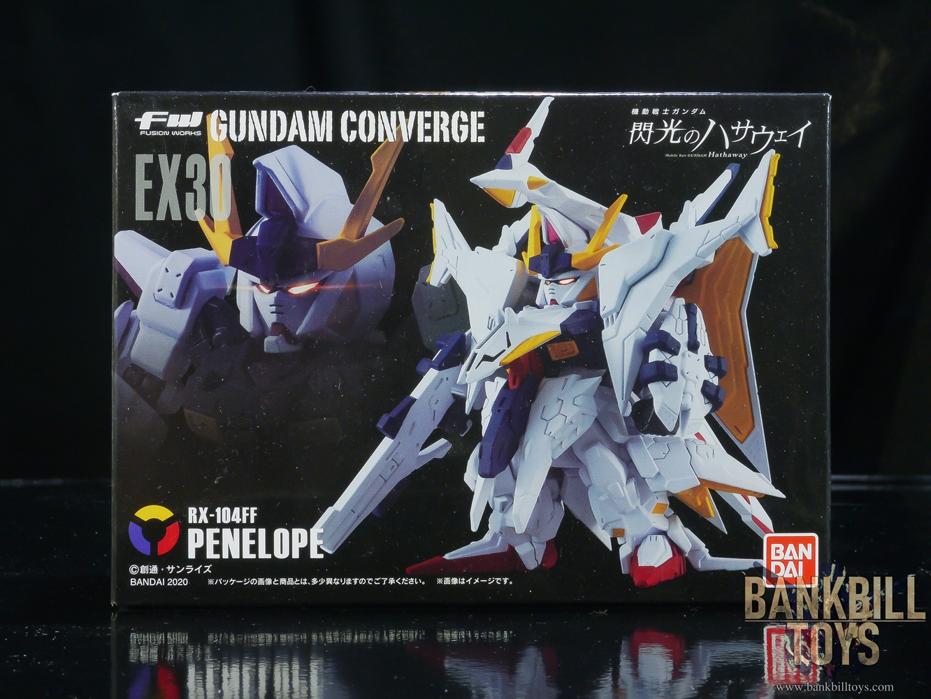 กันดั้ม Bandai Candy Toy FW Gundam Converge EX30 RX-104FF Penelope